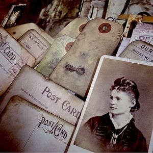 Grunge Eco Dyed Ephemera Bundle